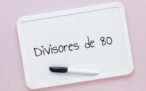 Divisores de 80
